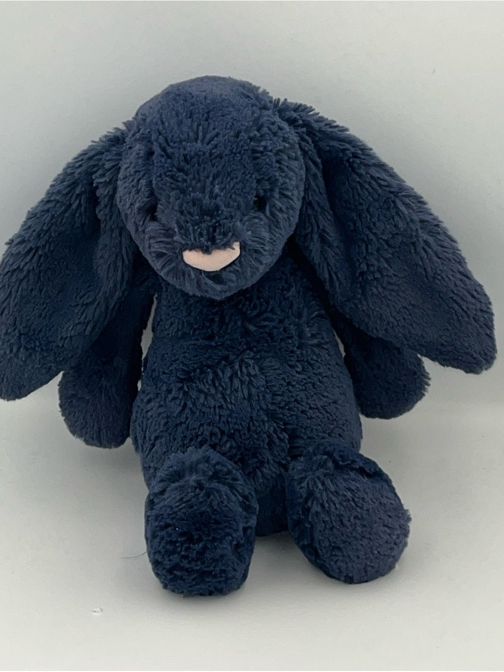 Jellycat BASHFUL NAVY BUNNY Small Soft Plush Toy Navy Blue Lovey
